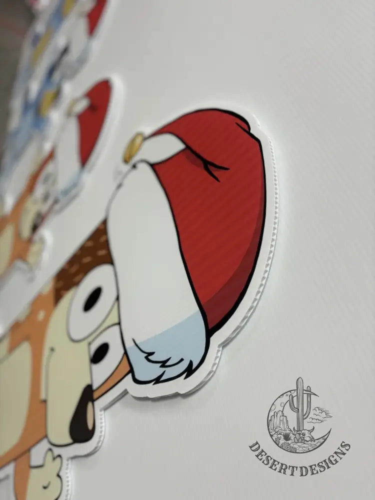 Blue Heeler Family Yard Art