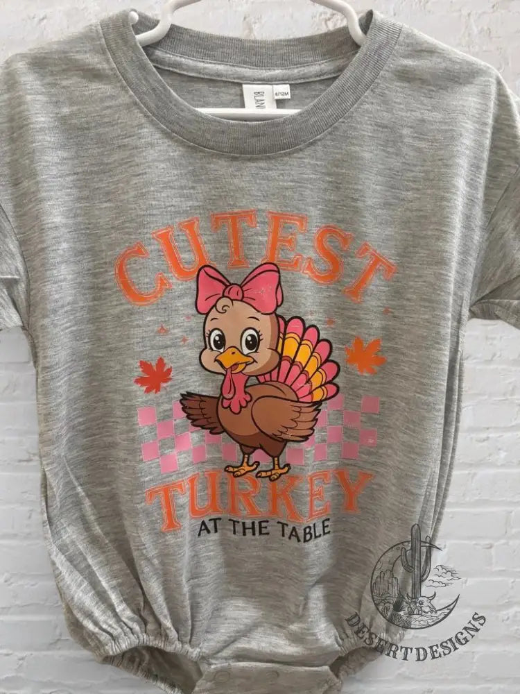 Cutest Turkey Bubble Romper