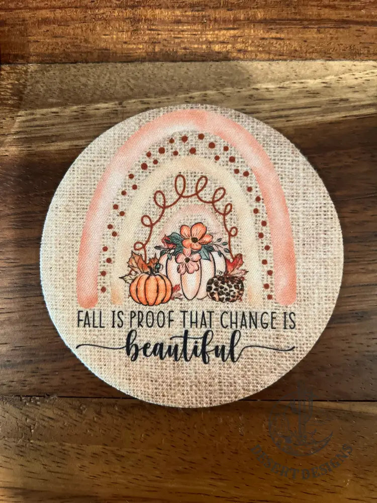 Fall Coasters Rainbow
