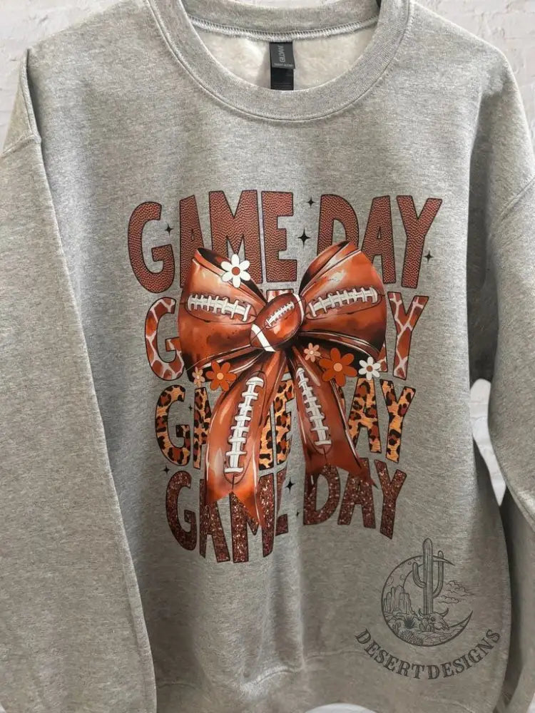 Game Day Bow Crewneck