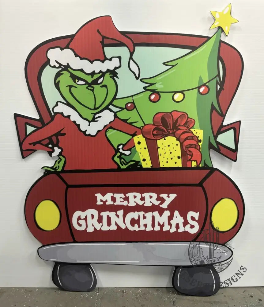Grinchmas Truck Yard Art