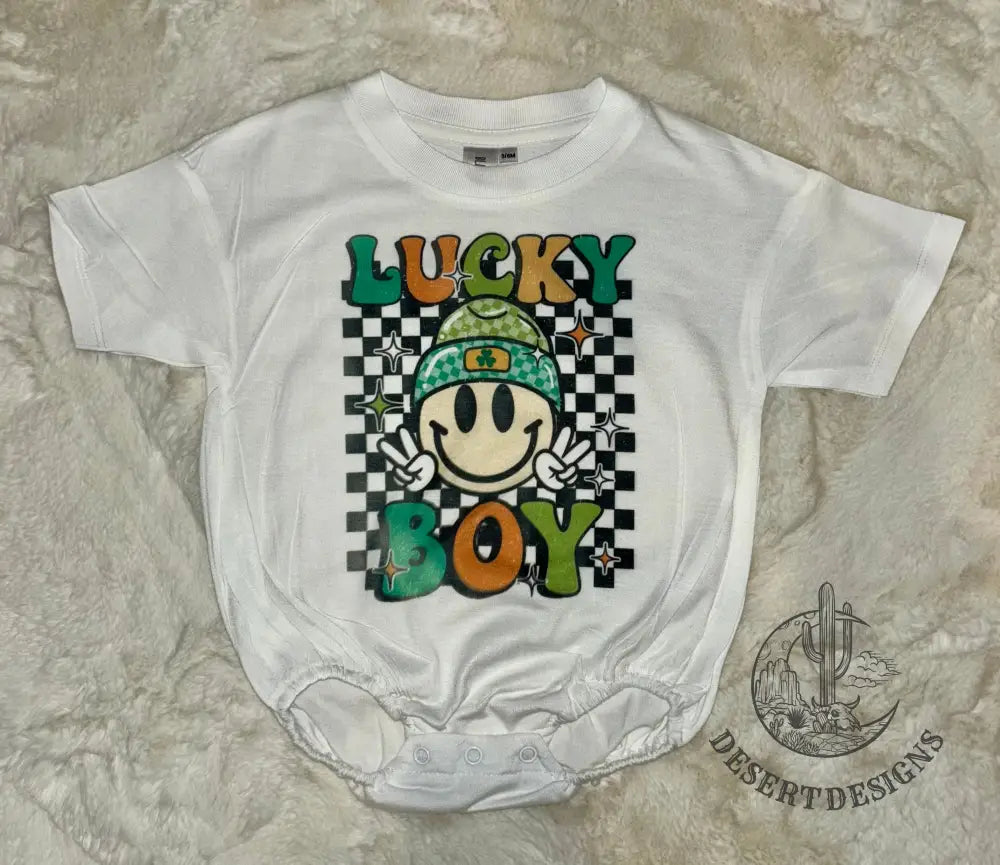 Lucky Boy Bubble Romper 0-3 Month / Short Sleeve