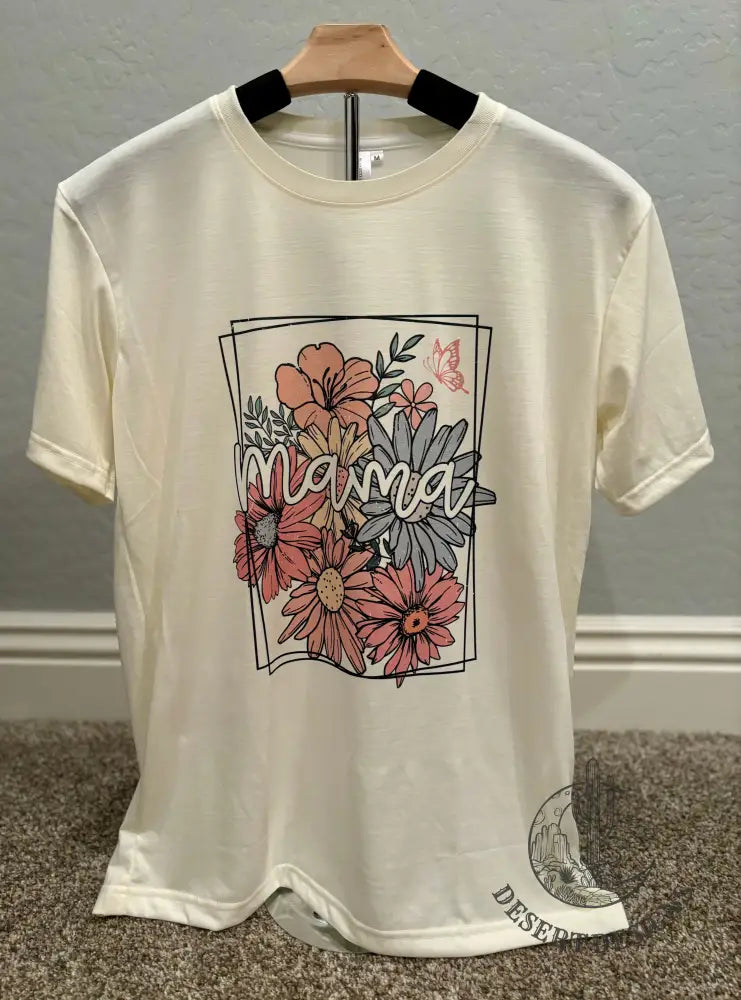 Mama Floral T-Shirt Small
