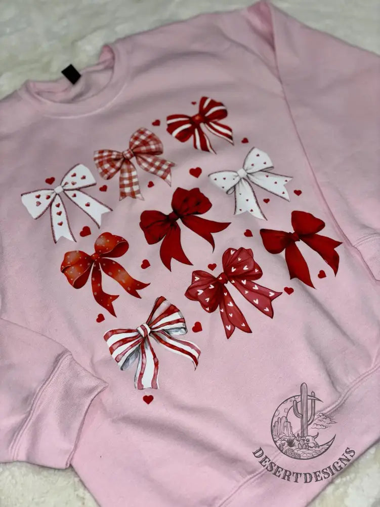 Valentine’s Bow Coquette Crewneck
