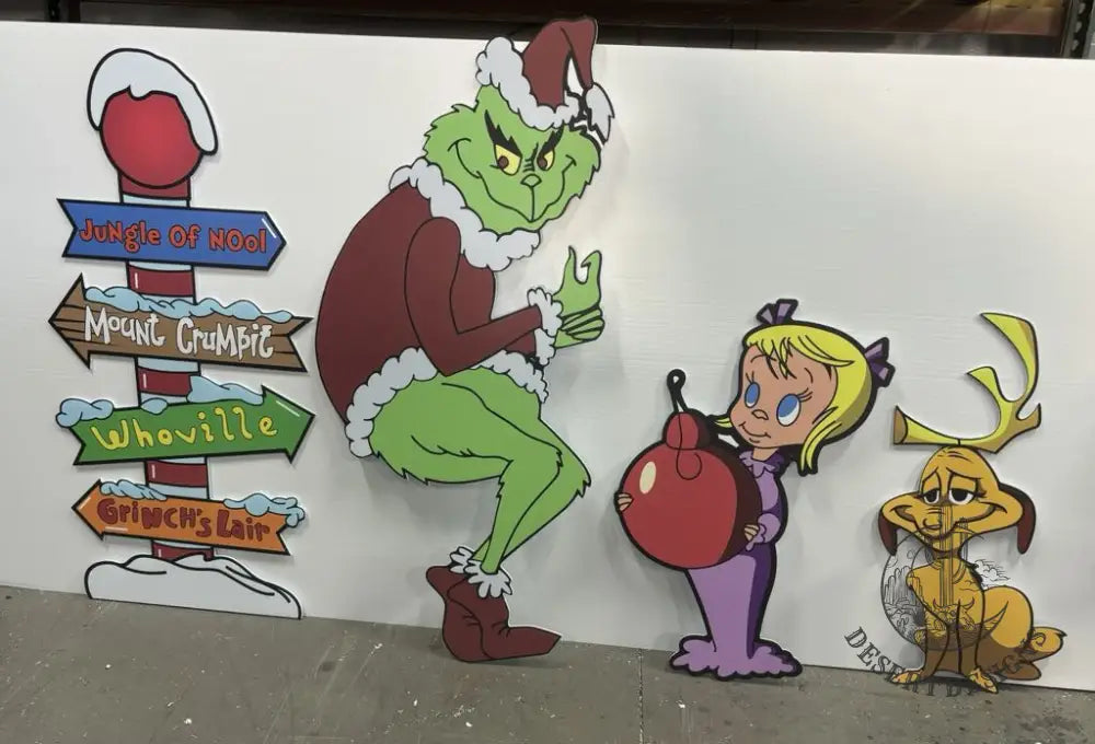 Whoville Yard Art Set