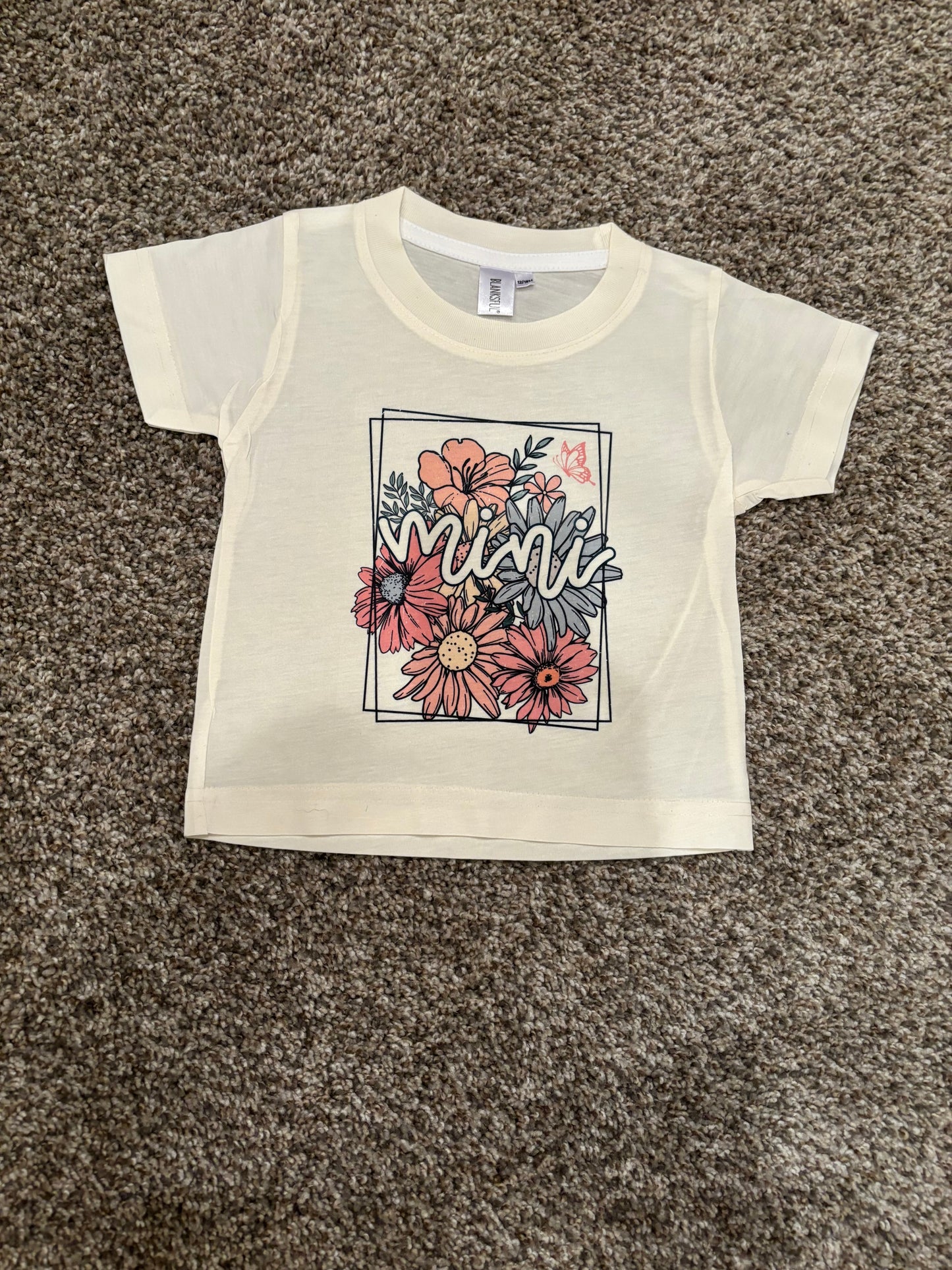 Infant 'Mini' Floral T-Shirt