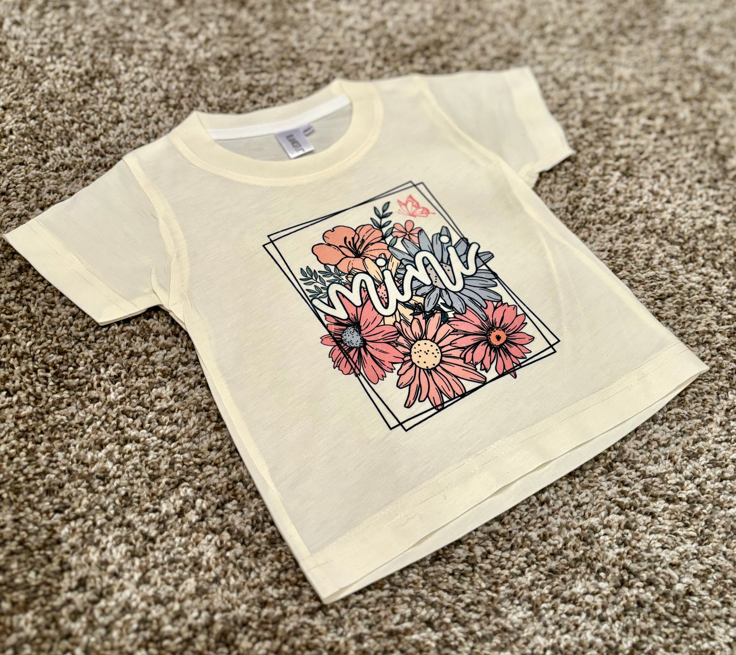 Infant 'Mini' Floral T-Shirt