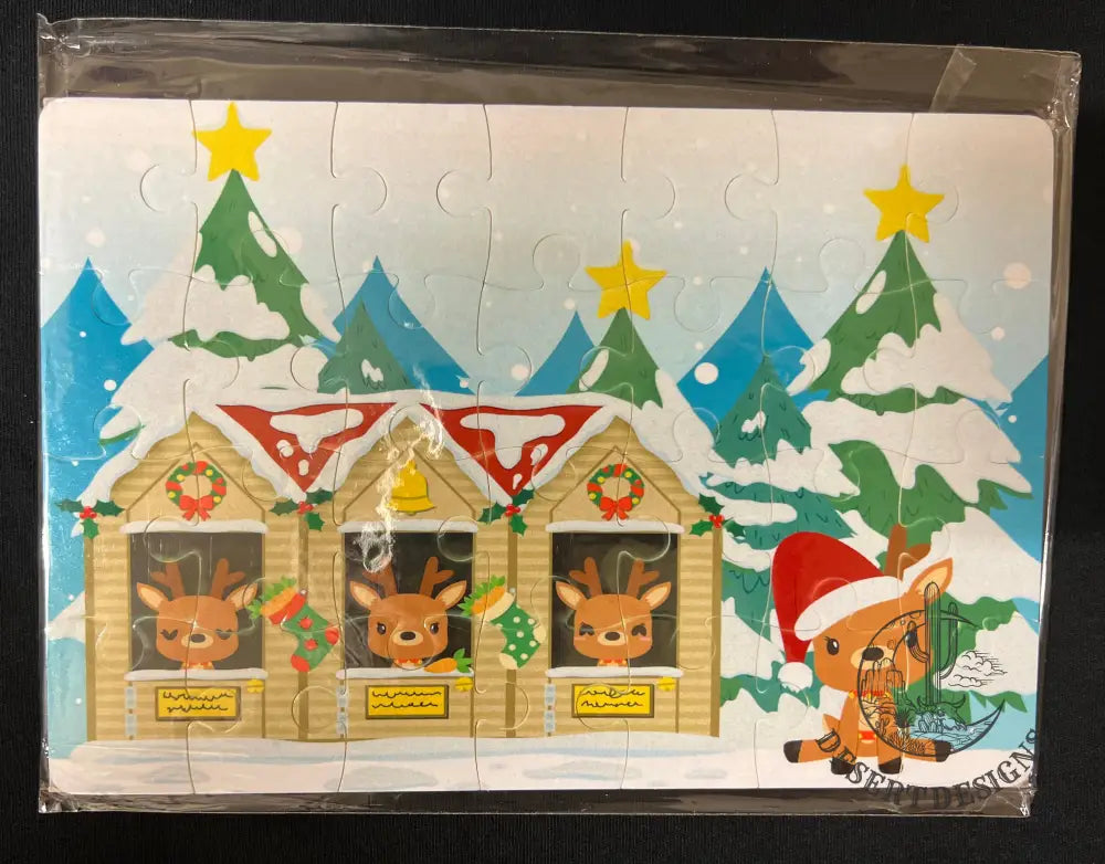 Christmas Puzzles Reindeer Stable / No Name