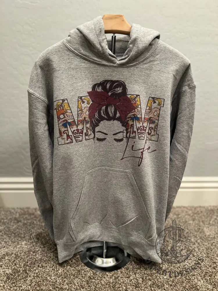 Mom Life Rugrat Hoodie X-Small