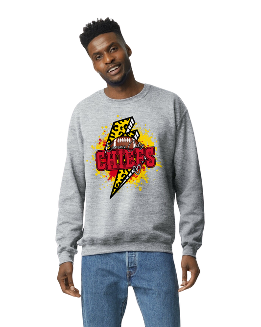 Chiefs Lightning Crewneck