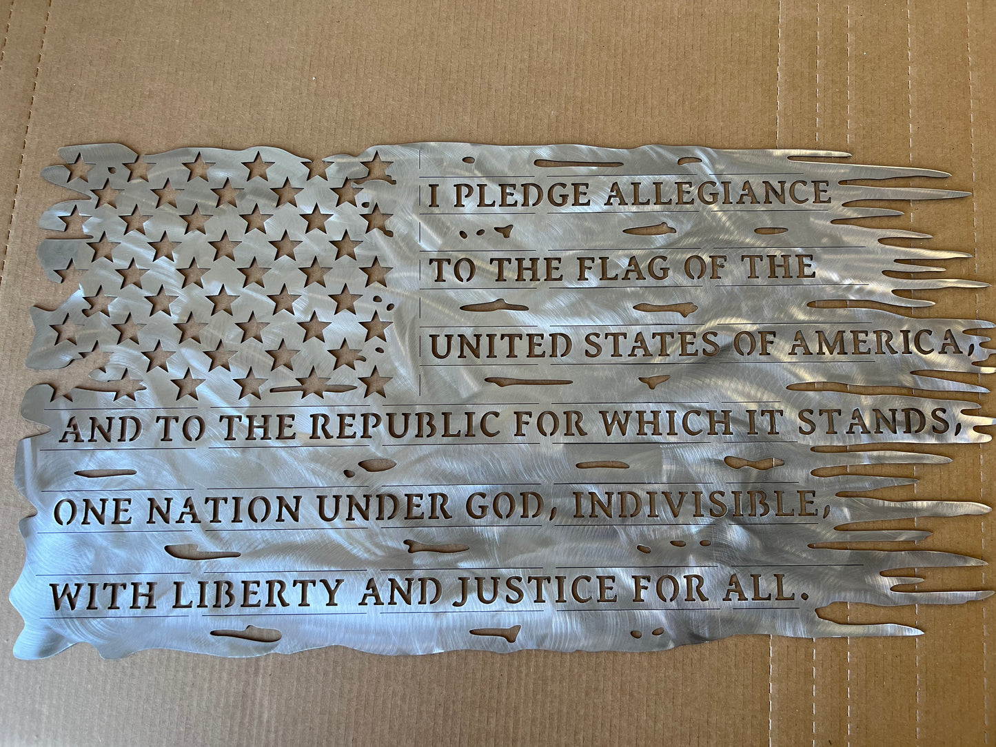 Laser Cut Flag